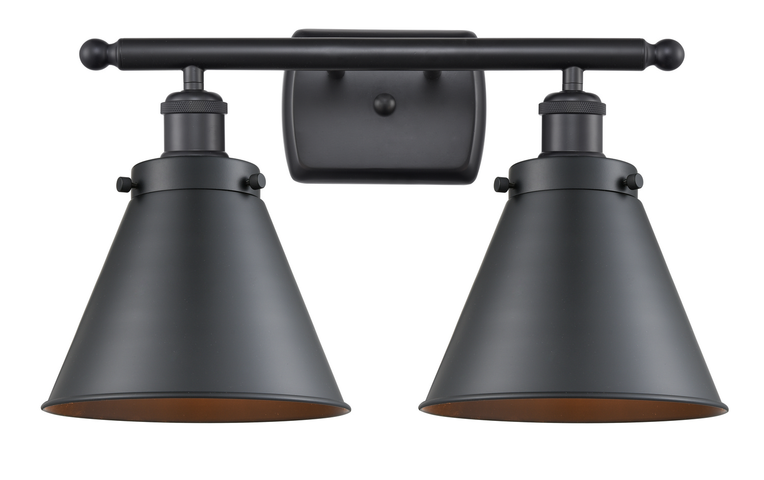 LED Bath Vanity by Innovations - Ballston Urban Collection, Matte Black Finish - 916-2W-BK-M13-LED