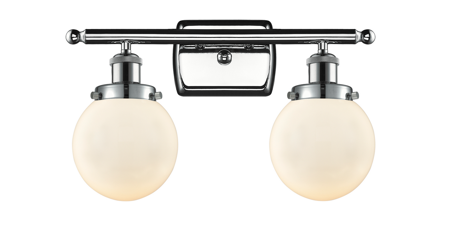 LED Bath Vanity by Innovations - Ballston Urban Collection, Polished Chrome Finish - 916-2W-PC-G201-6-LED