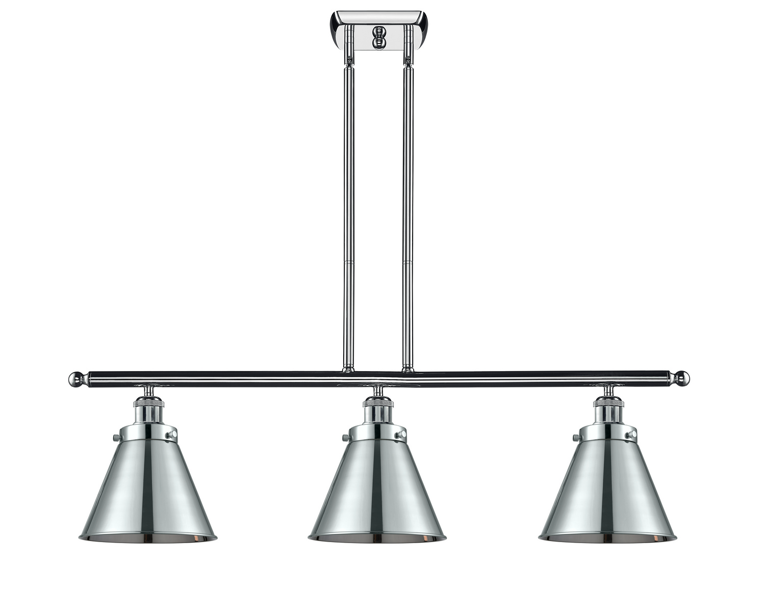 Three Light Island Pendant by Innovations - Ballston Urban Collection, Polished Chrome Finish - 916-3I-PC-M13-PC