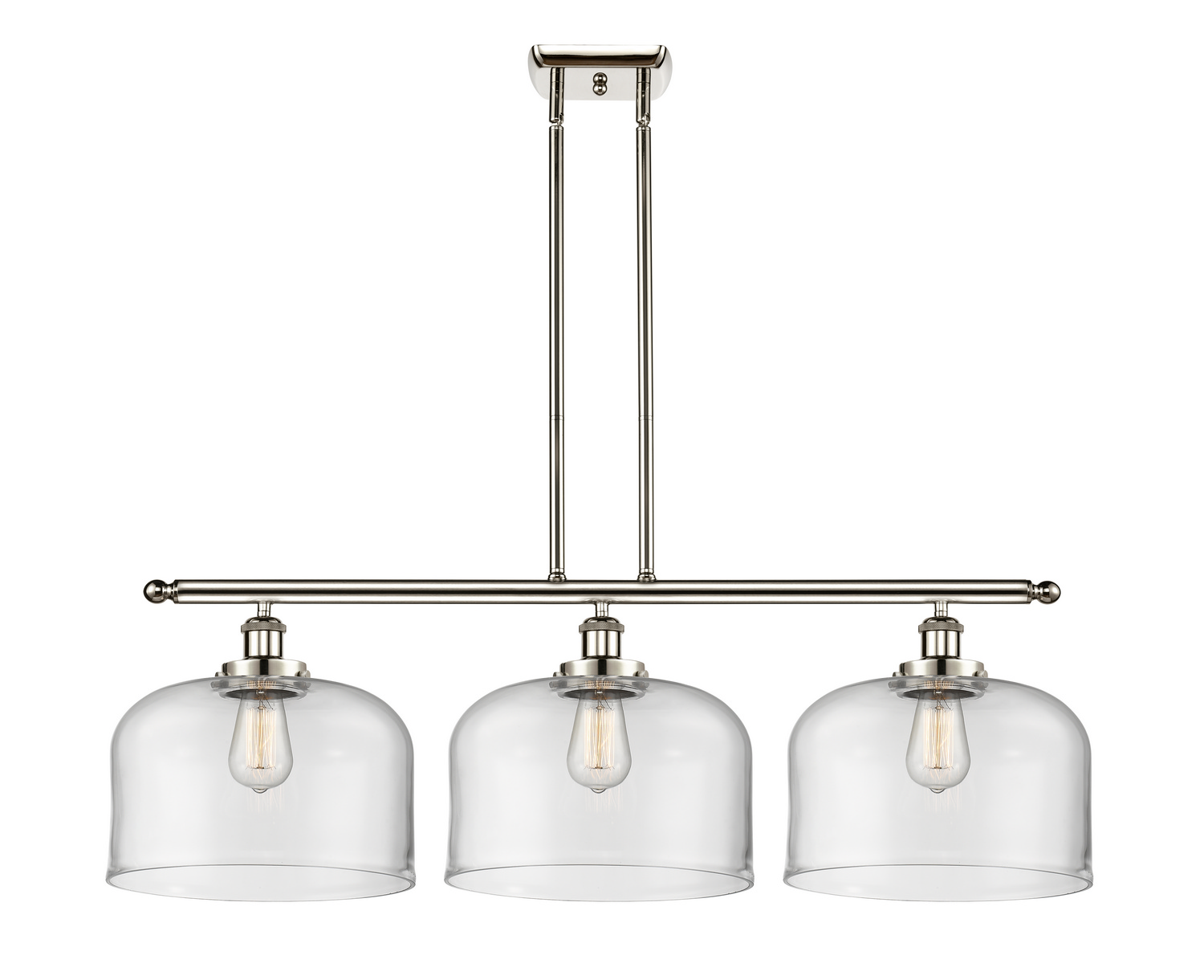 LED Island Pendant by Innovations - Ballston Urban Collection, Polished Nickel Finish - 916-3I-PN-G72-L-LED