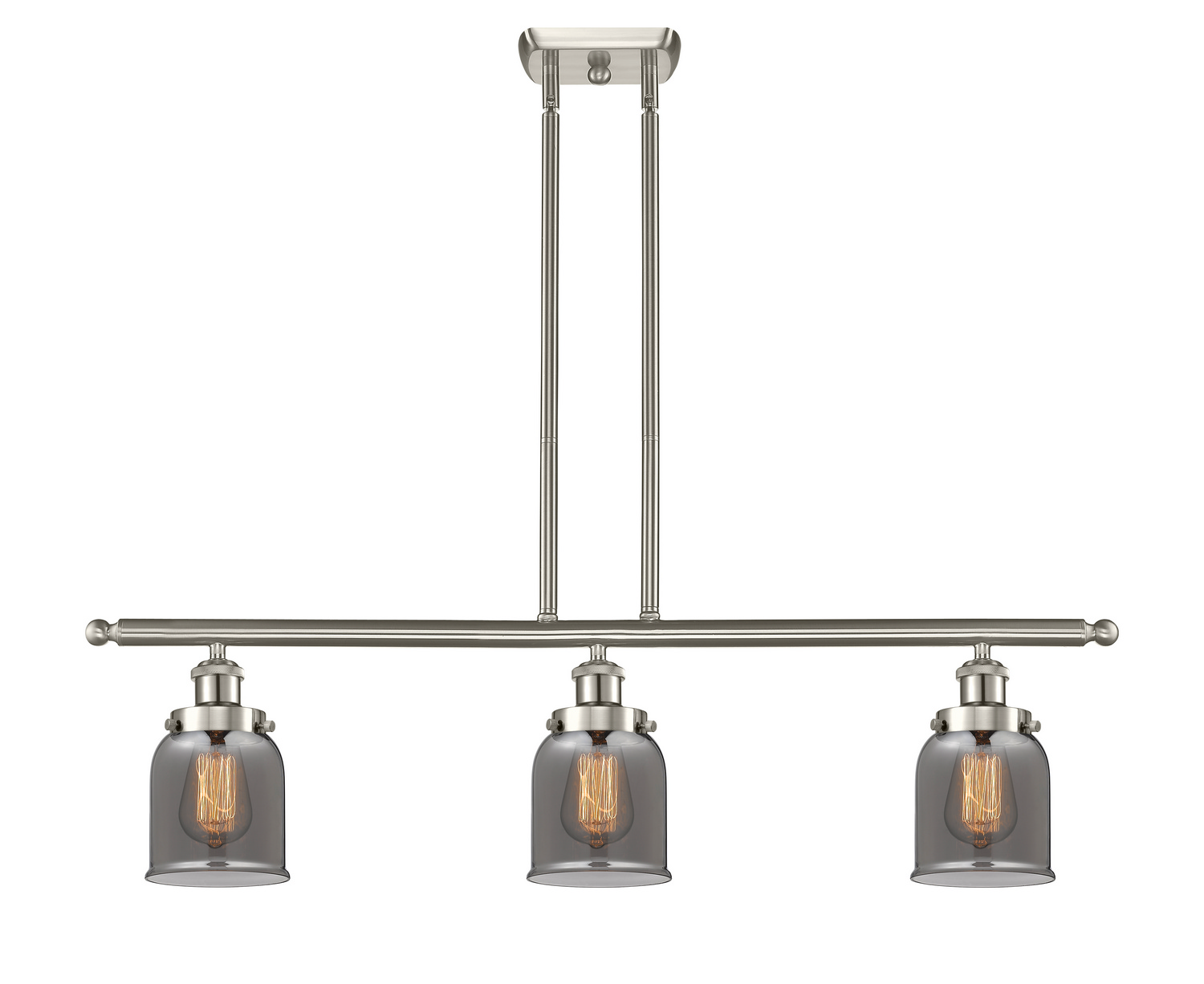LED Island Pendant by Innovations - Ballston Urban Collection, Brushed Satin Nickel Finish - 916-3I-SN-G53-LED