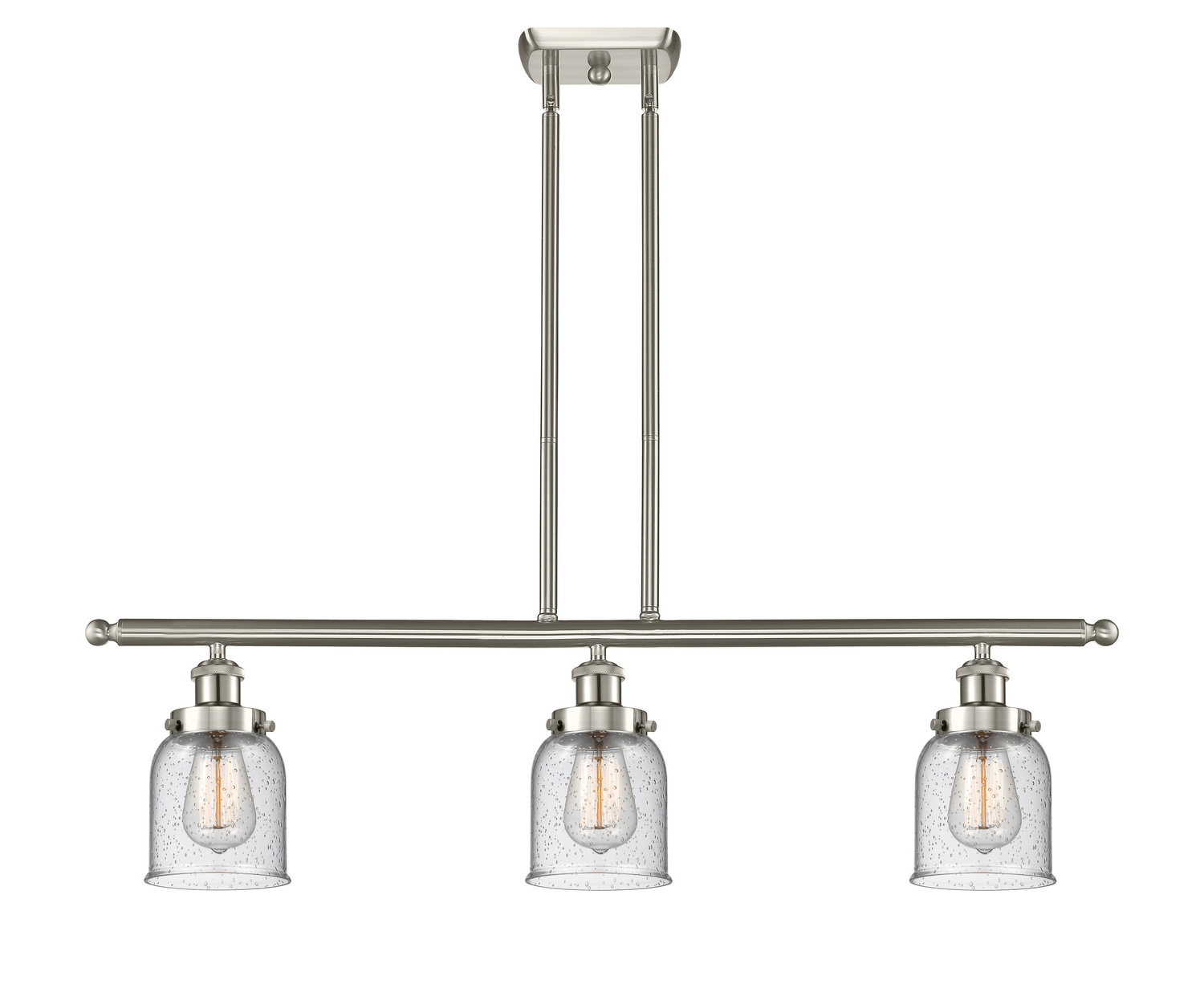 LED Island Pendant by Innovations - Ballston Urban Collection, Brushed Satin Nickel Finish - 916-3I-SN-G54-LED