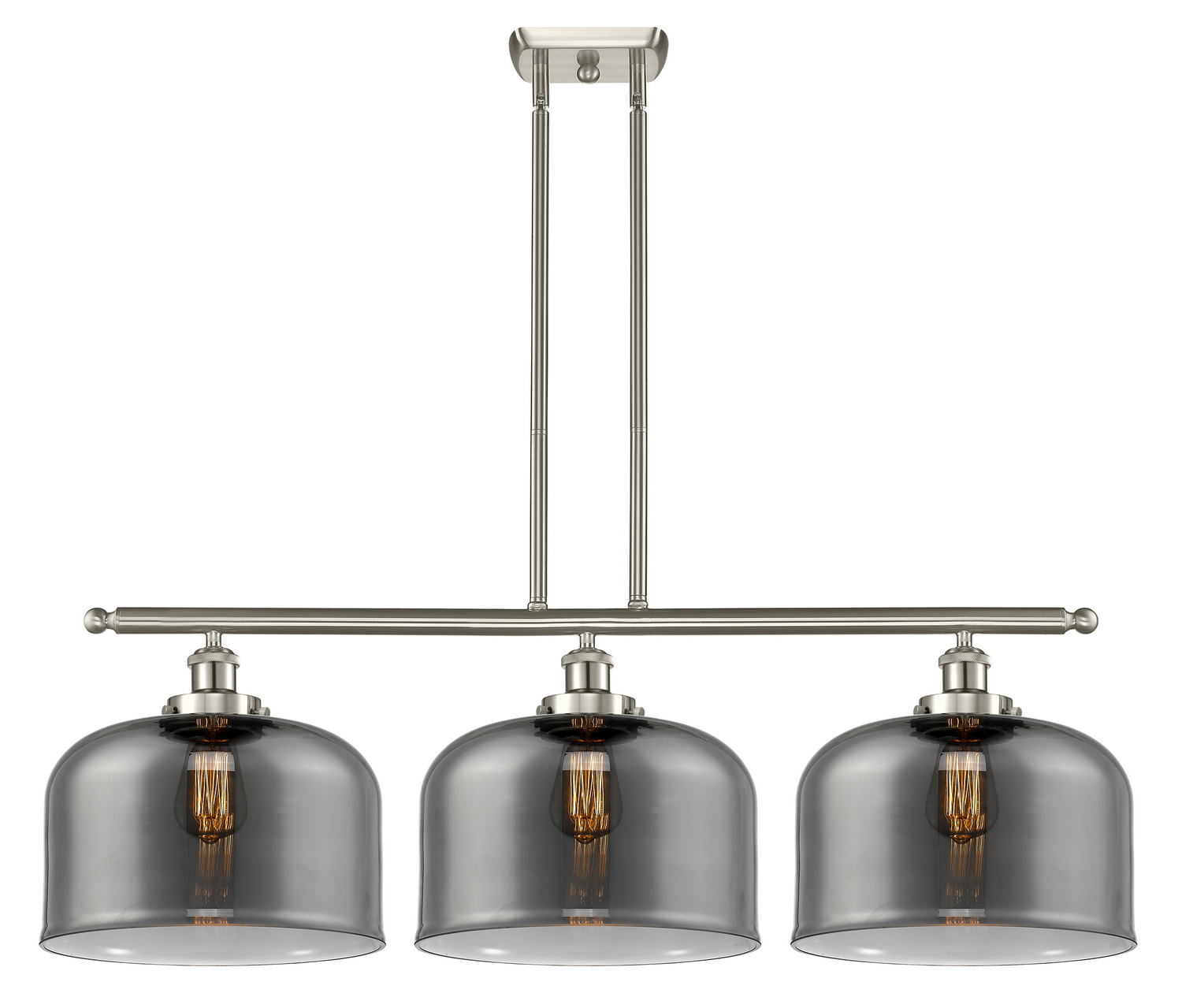 LED Island Pendant by Innovations - Ballston Urban Collection, Brushed Satin Nickel Finish - 916-3I-SN-G73-L-LED