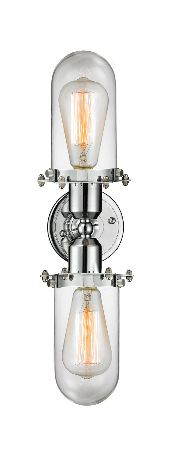 LED Bath Vanity by Innovations - Austere Collection, Polished Chrome Finish - 900-2W-PC-CE231-PC-CL-LED