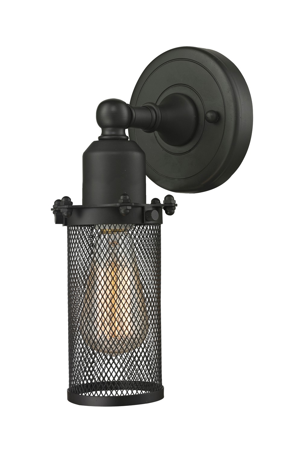One Light Wall Sconce by Innovations - Austere Collection, Oil Rubbed Bronze Finish - 900-1W-OB-CE219-OB
