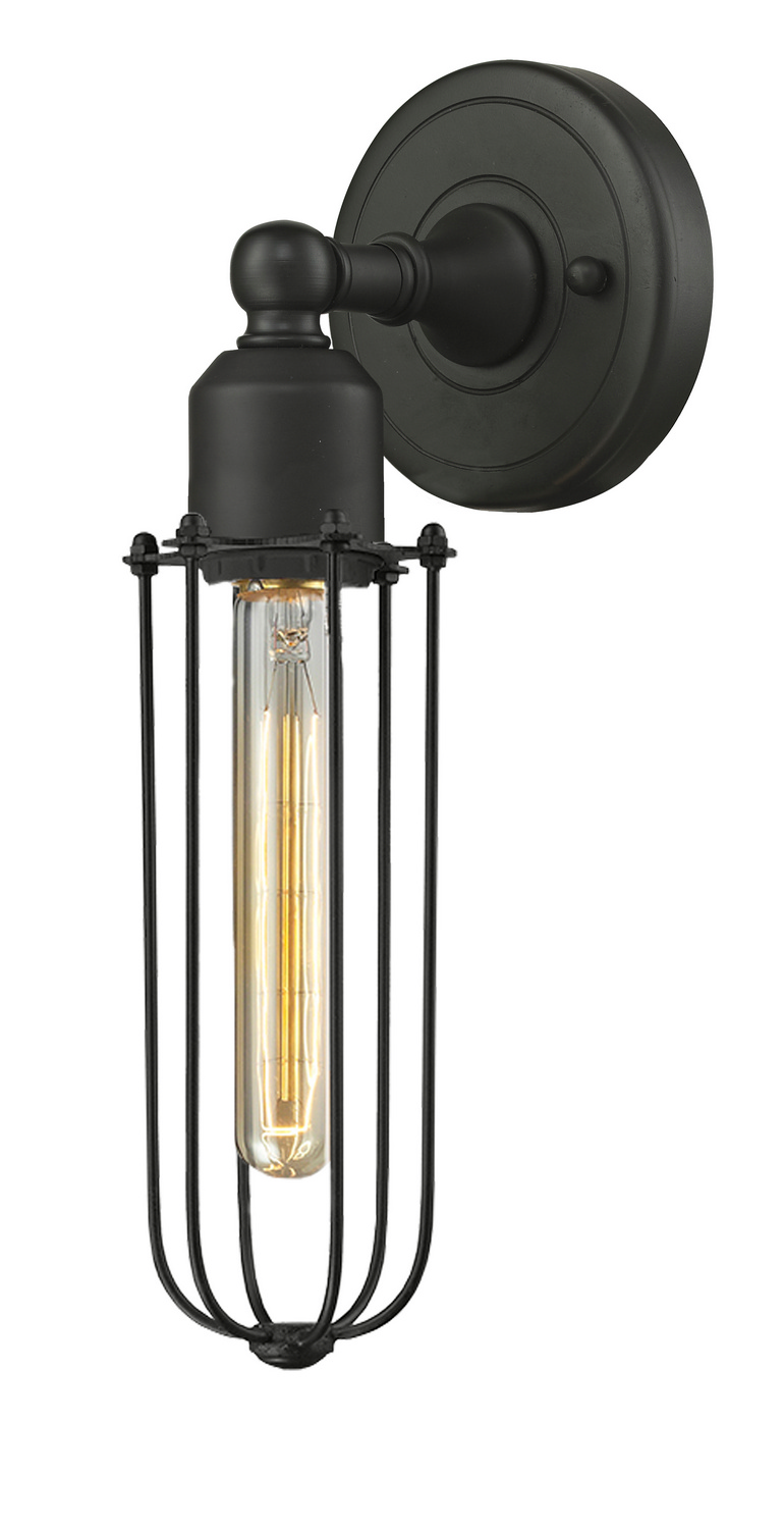 LED Wall Sconce by Innovations - Austere Collection, Oil Rubbed Bronze Finish - 900-1W-OB-CE225-OB-LED