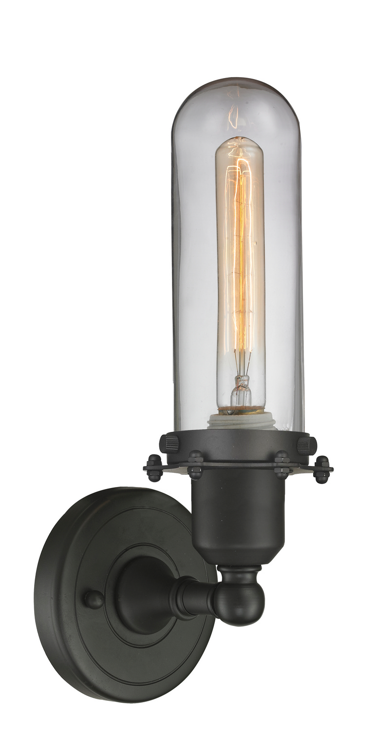 LED Wall Sconce by Innovations - Austere Collection, Oil Rubbed Bronze Finish - 900-1W-OB-CE228-OB-CL-LED