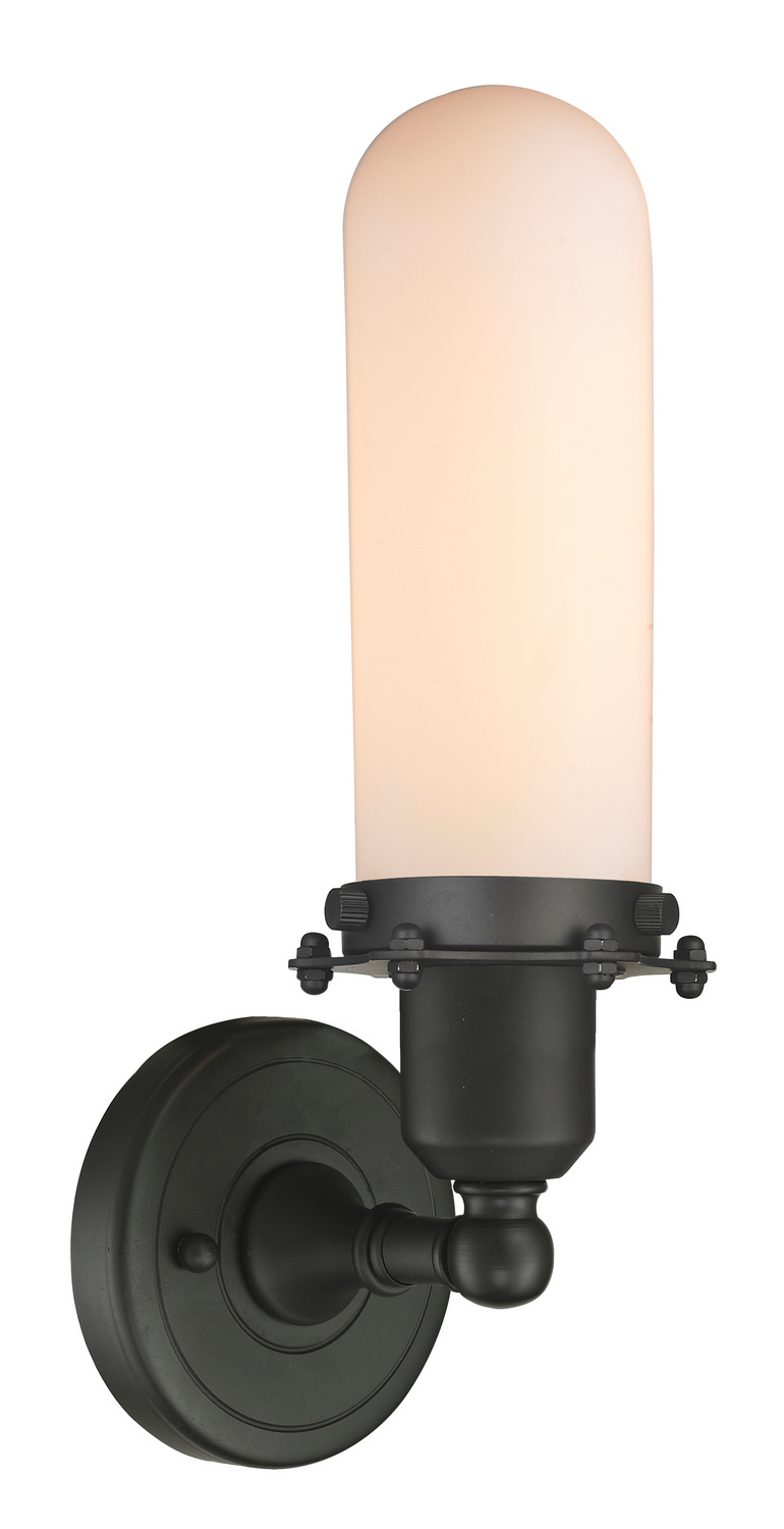 LED Wall Sconce by Innovations - Austere Collection, Oil Rubbed Bronze Finish - 900-1W-OB-CE228-OB-W-LED