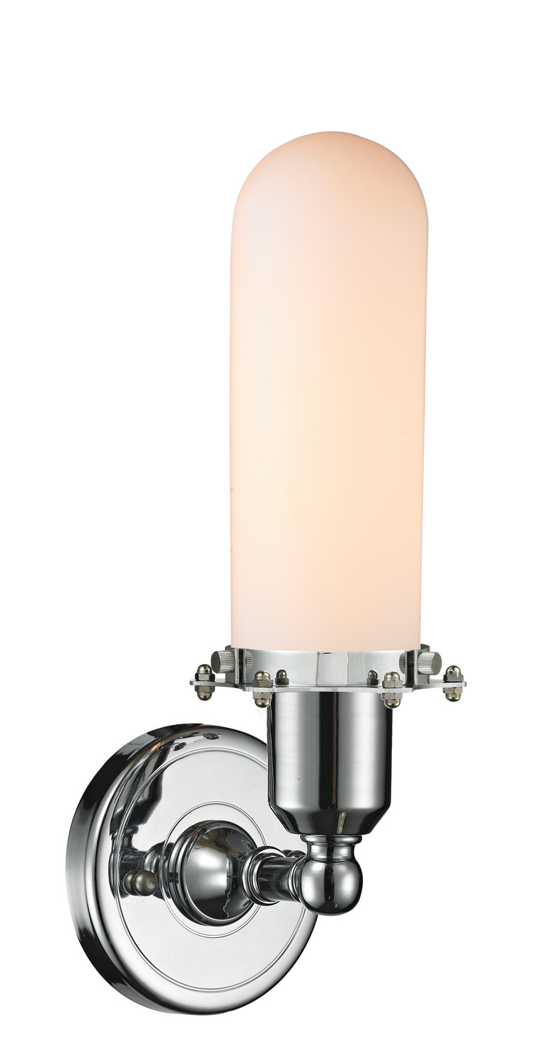 LED Wall Sconce by Innovations - Austere Collection, Polished Chrome Finish - 900-1W-PC-CE228-PC-W-LED