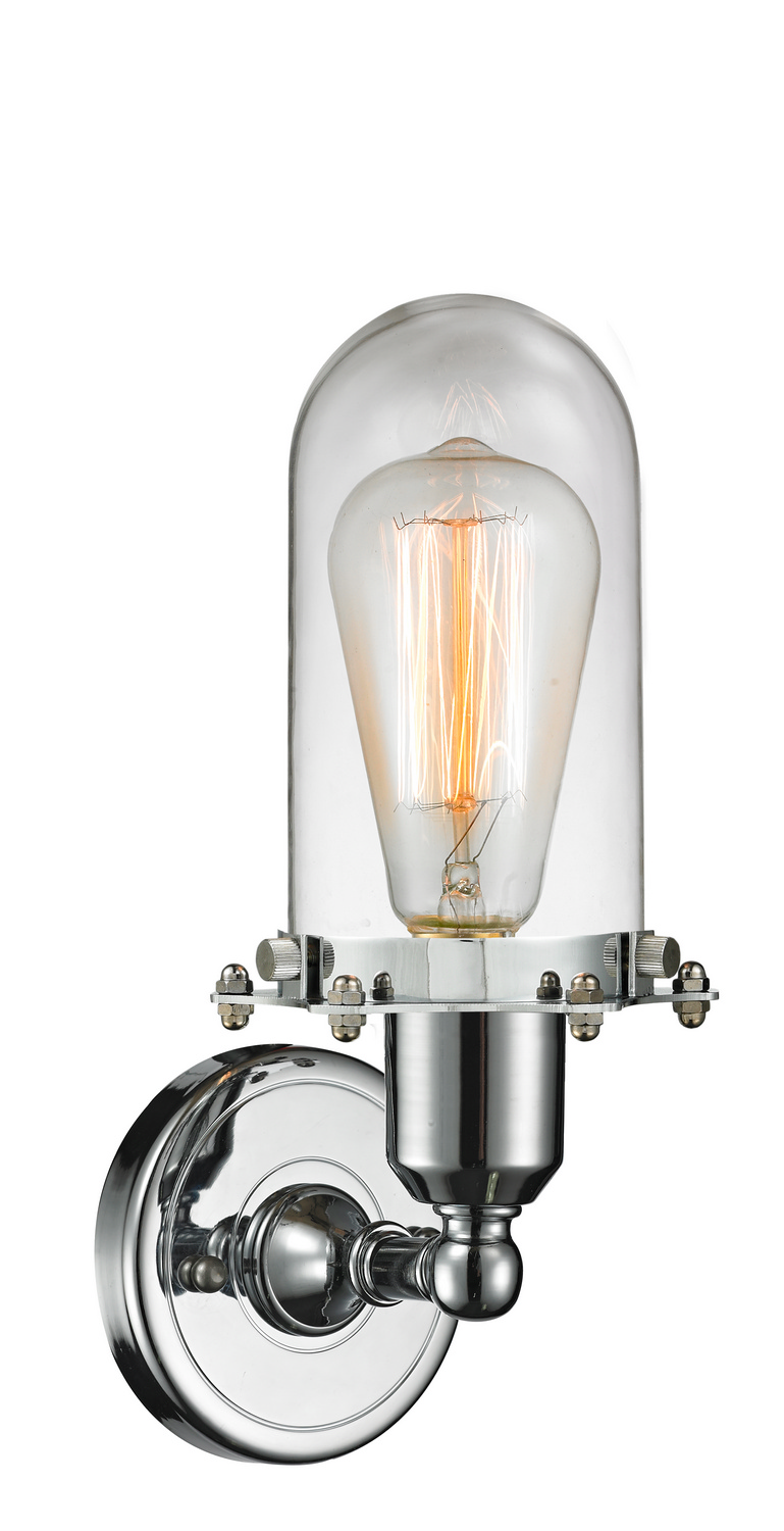 LED Wall Sconce by Innovations - Austere Collection, Polished Chrome Finish - 900-1W-PC-CE231-PC-CL-LED