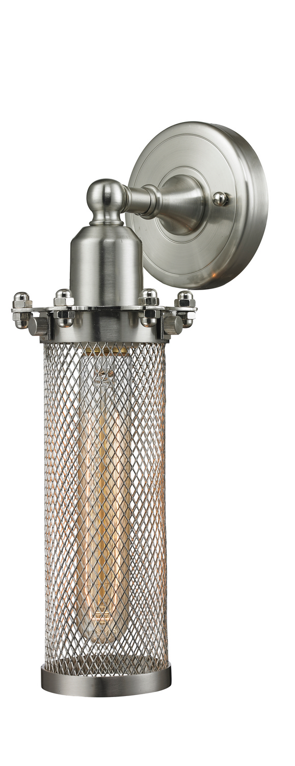 LED Wall Sconce by Innovations - Austere Collection, Brushed Satin Nickel Finish - 900-1W-SN-CE216-SN-LED