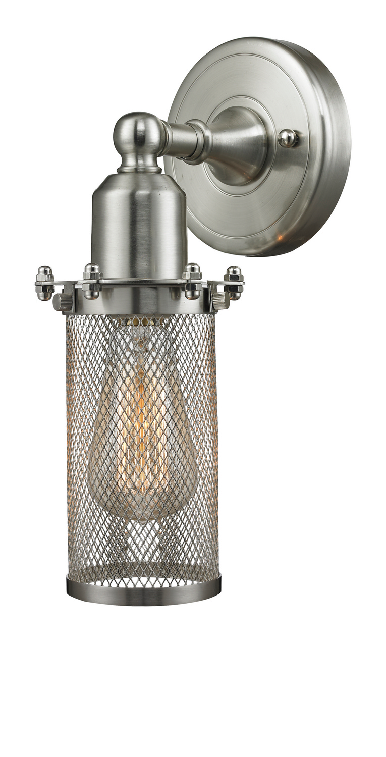 LED Wall Sconce by Innovations - Austere Collection, Brushed Satin Nickel Finish - 900-1W-SN-CE219-SN-LED