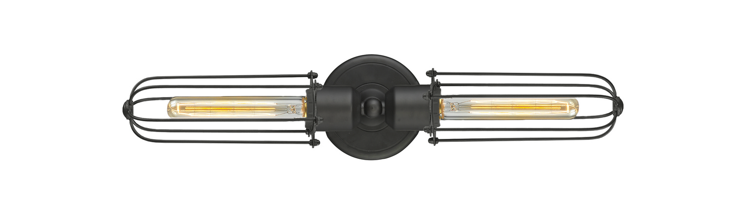 LED Bath Vanity by Innovations - Austere Collection, Oil Rubbed Bronze Finish - 900-2W-OB-CE225-OB-LED
