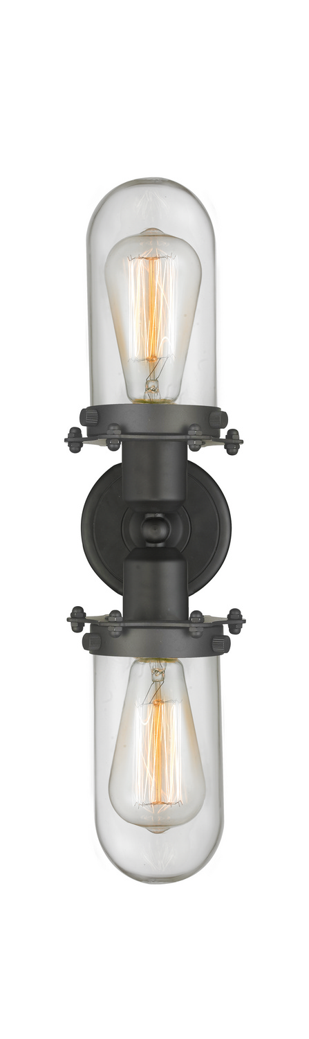 LED Bath Vanity by Innovations - Austere Collection, Oil Rubbed Bronze Finish - 900-2W-OB-CE231-OB-CL-LED