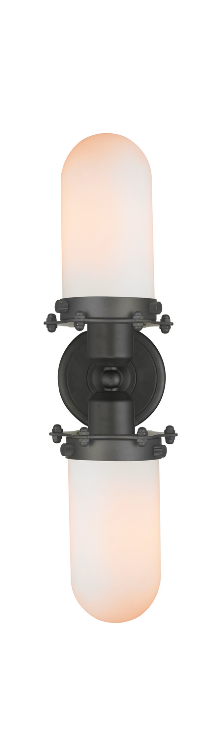 LED Bath Vanity by Innovations - Austere Collection, Oil Rubbed Bronze Finish - 900-2W-OB-CE231-OB-W-LED