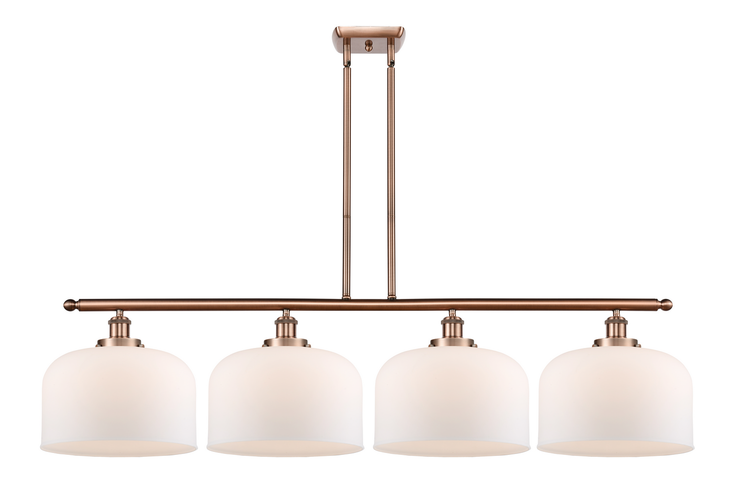 Four Light Island Pendant by Innovations - Ballston Urban Collection, Antique Copper Finish - 916-4I-AC-G71-L