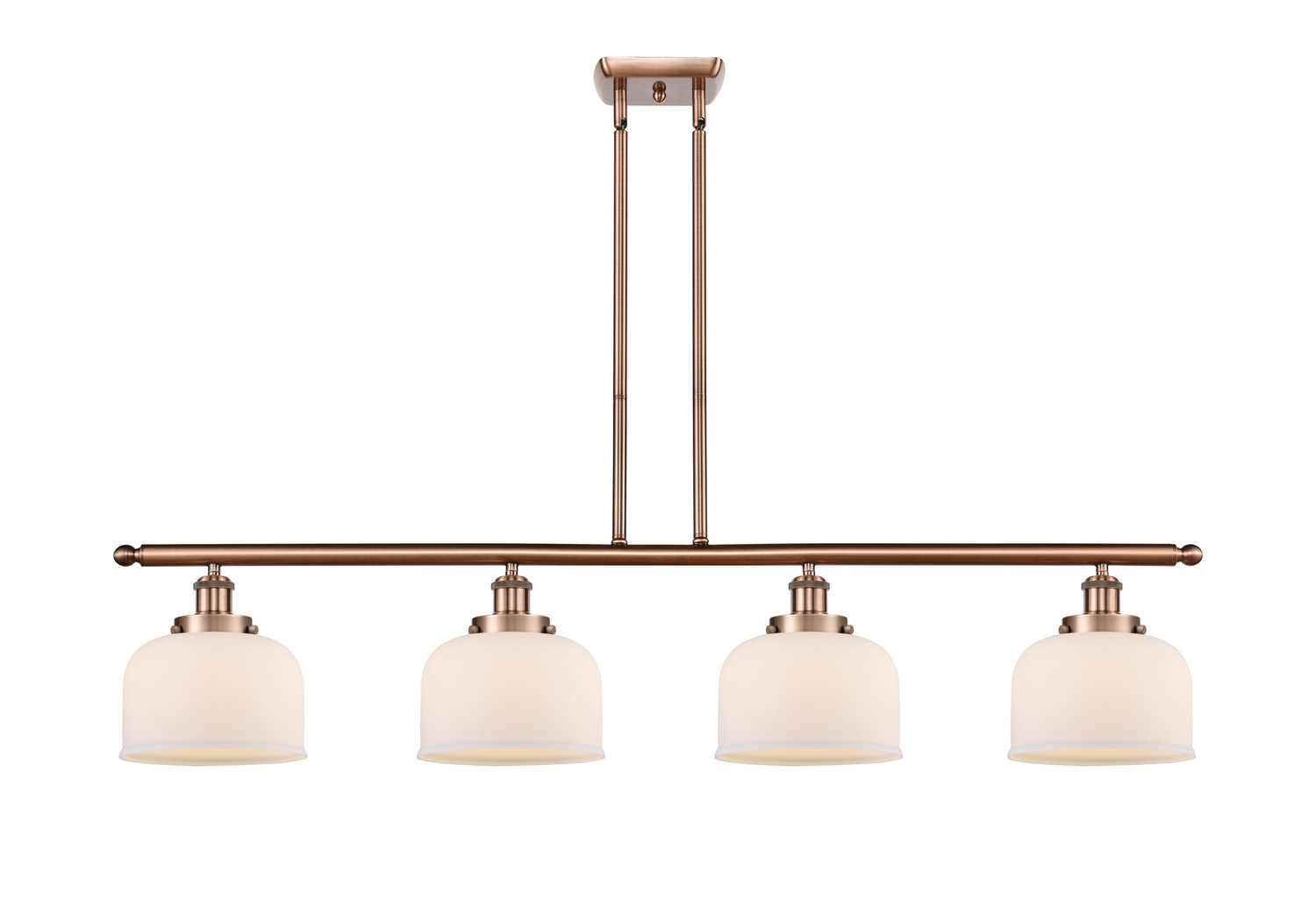 LED Island Pendant by Innovations - Ballston Urban Collection, Antique Copper Finish - 916-4I-AC-G71-LED