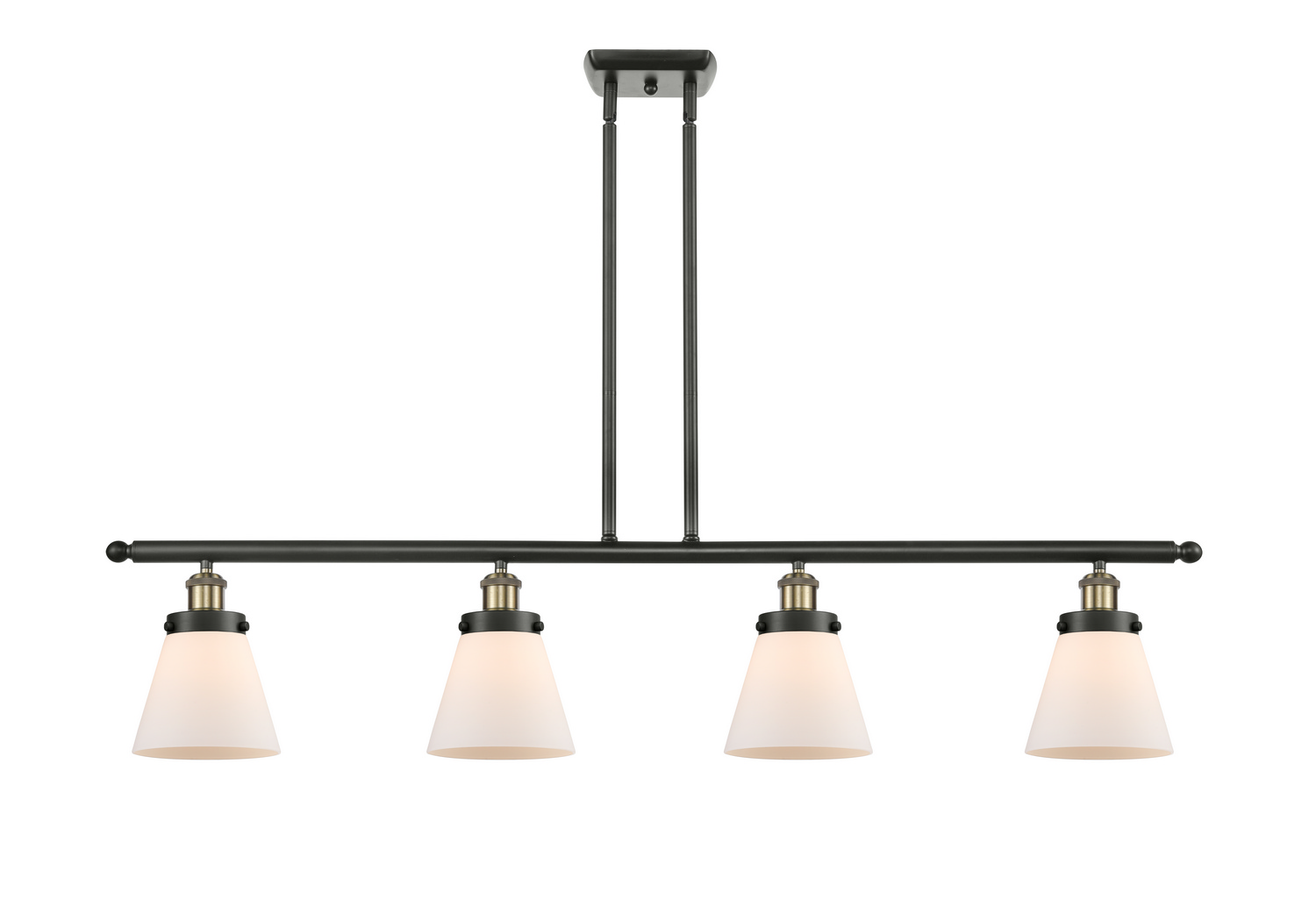 LED Island Pendant by Innovations - Ballston Urban Collection, Black Antique Brass Finish - 916-4I-BAB-G61-LED