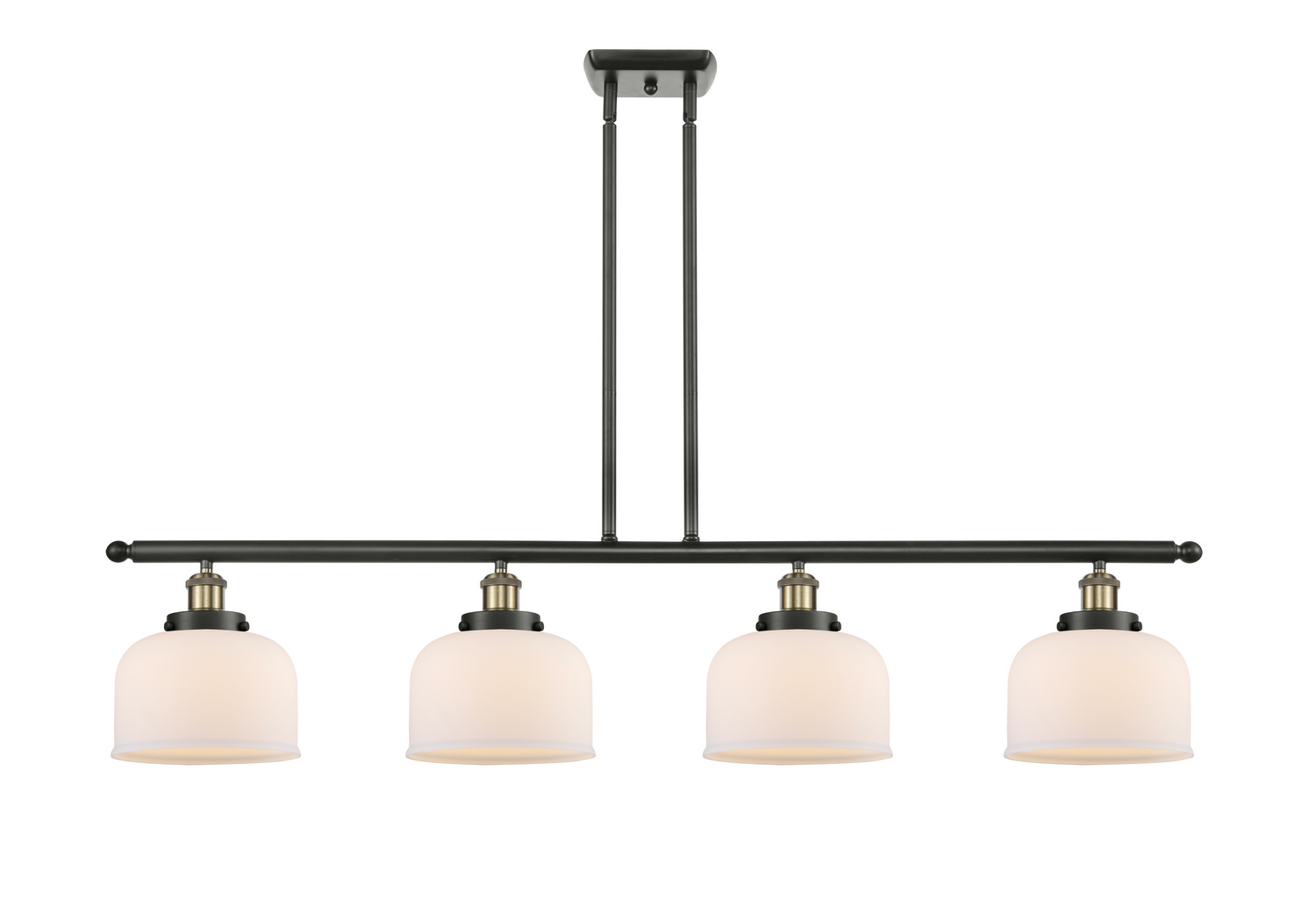 LED Island Pendant by Innovations - Ballston Urban Collection, Black Antique Brass Finish - 916-4I-BAB-G71-LED
