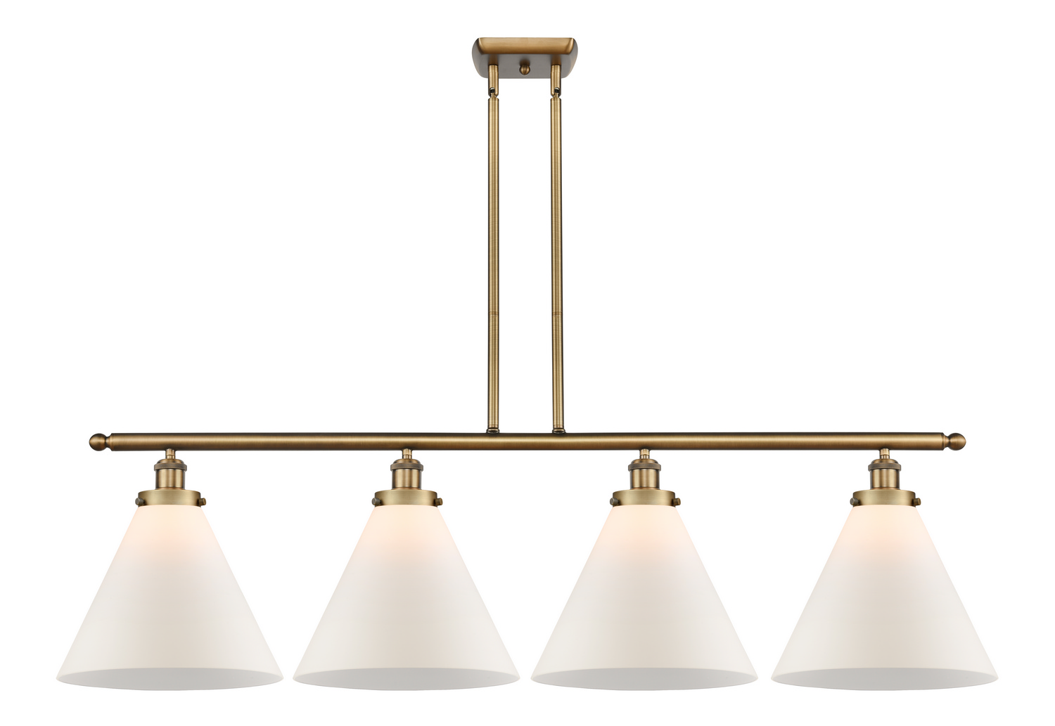 LED Island Pendant by Innovations - Ballston Urban Collection, Brushed Brass Finish - 916-4I-BB-G41-L-LED