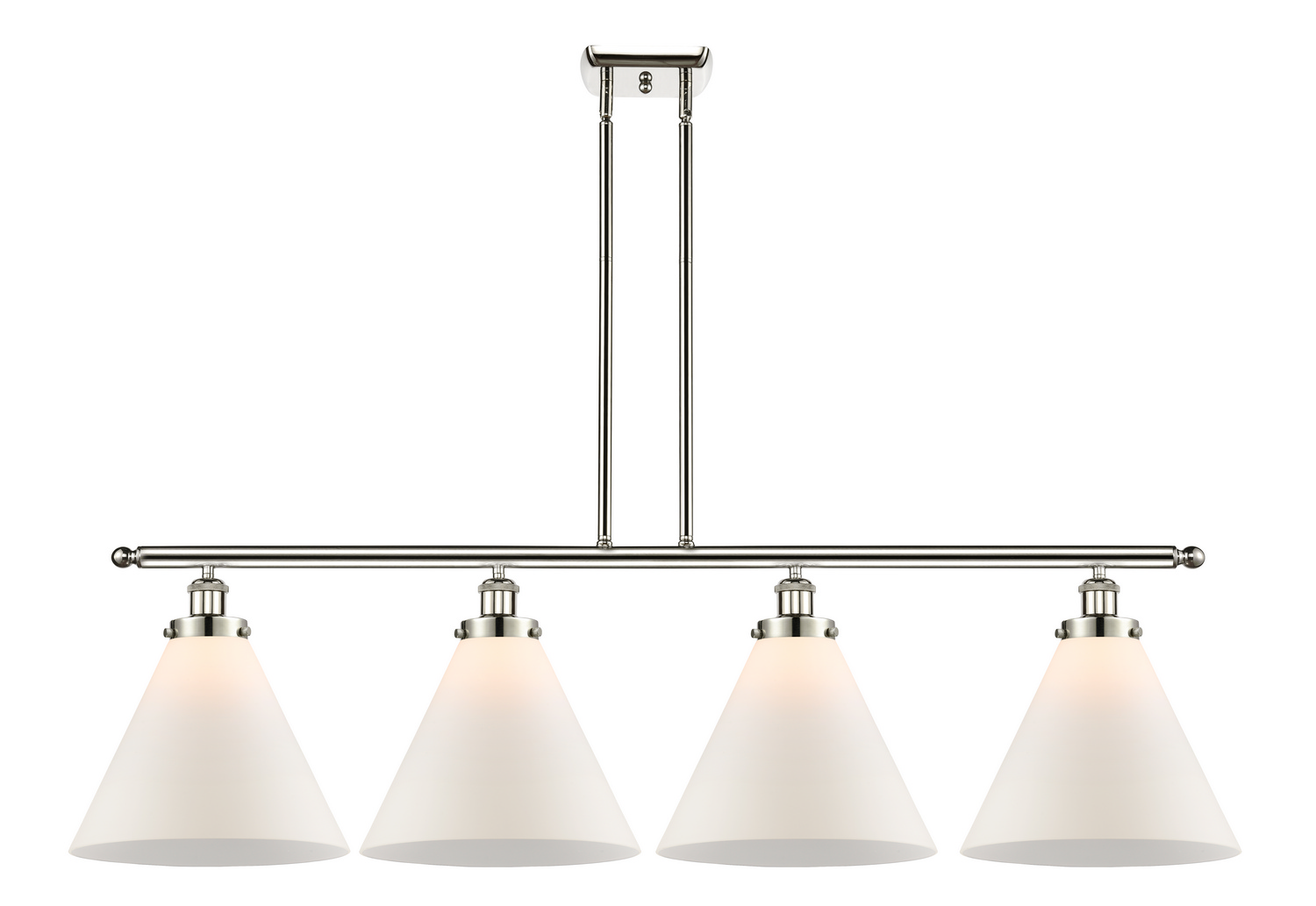 Four Light Island Pendant by Innovations - Ballston Urban Collection, Polished Nickel Finish - 916-4I-PN-G41-L