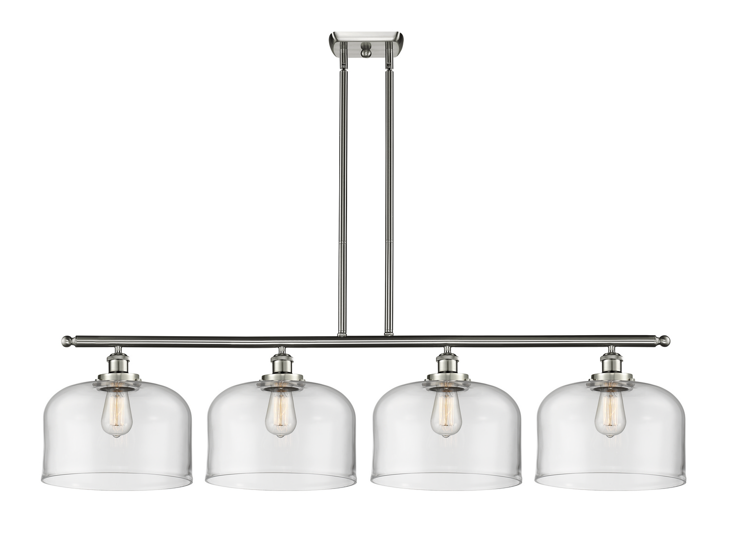 LED Island Pendant by Innovations - Ballston Urban Collection, Brushed Satin Nickel Finish - 916-4I-SN-G72-L-LED