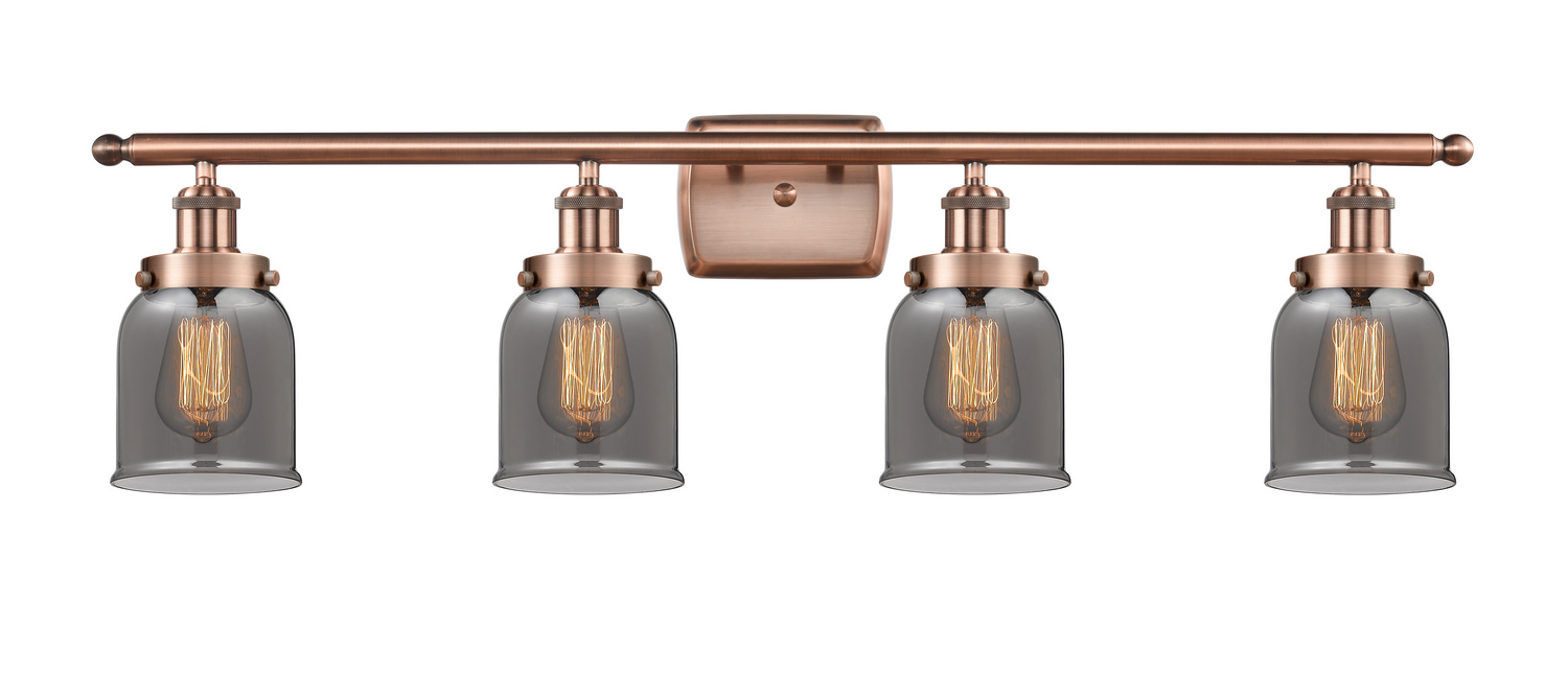Four Light Bath Vanity by Innovations - Ballston Urban Collection, Antique Copper Finish - 916-4W-AC-G53
