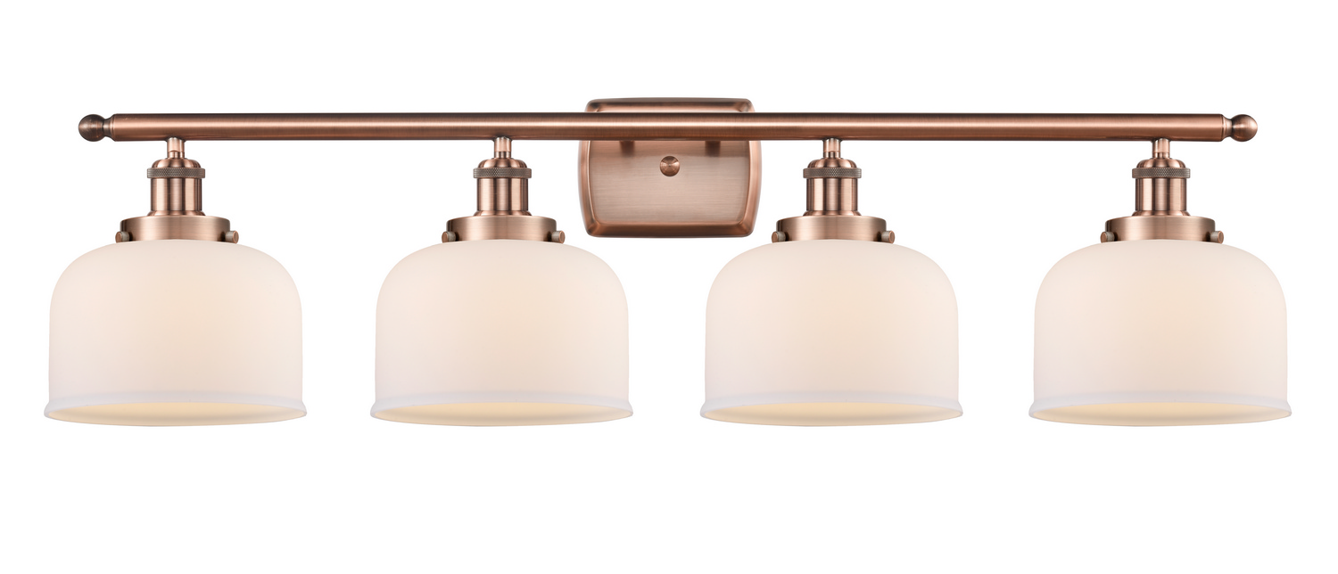 LED Bath Vanity by Innovations - Ballston Urban Collection, Antique Copper Finish - 916-4W-AC-G71-LED
