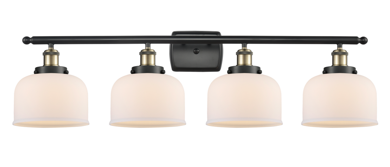 LED Bath Vanity by Innovations - Ballston Urban Collection, Black Antique Brass Finish - 916-4W-BAB-G71-LED