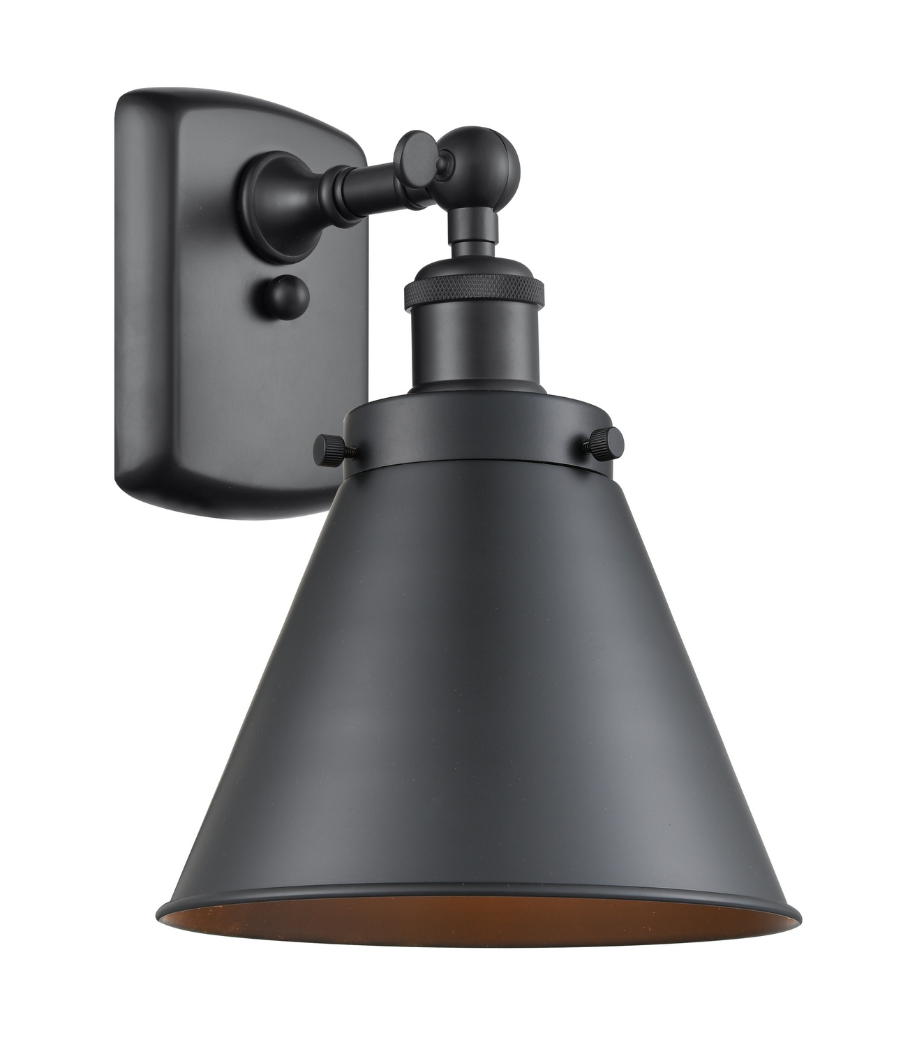 LED Wall Sconce by Innovations - Ballston Urban Collection, Matte Black Finish - 916-1W-BK-M13-LED