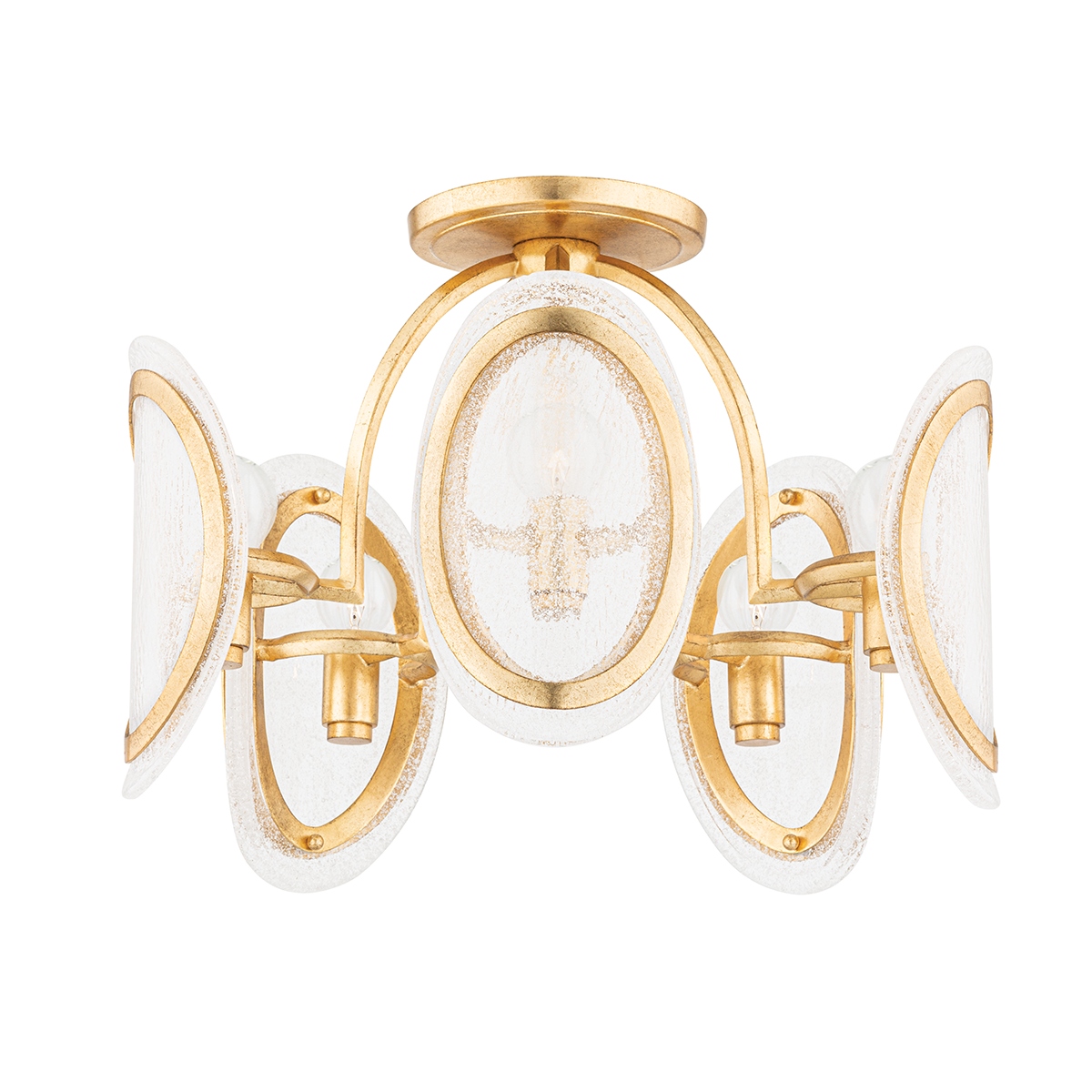 Danes Five Light Semi Flush Mount