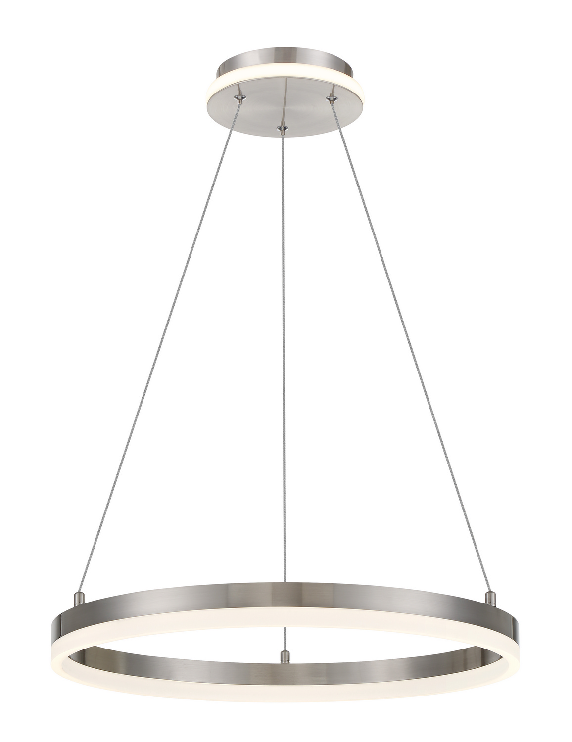 KOVA P1910-084-L BRUSHED NICKEL 1 LED PENDANT FIXTURE