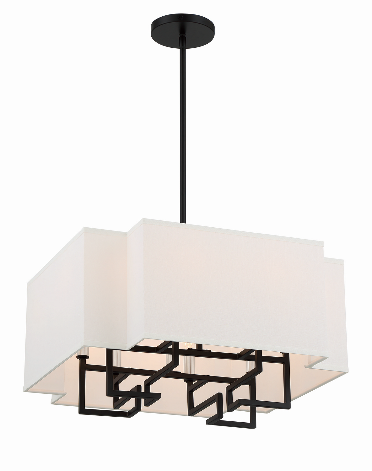 Coal Polished Nickel Highlig Pendant from the Upham Estates Collection