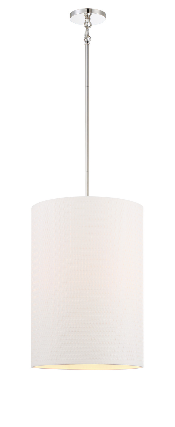 Photos - Chandelier / Lamp Minka Lavery Polished Nickel Pendant from the Palmetto Collection 3924-613 