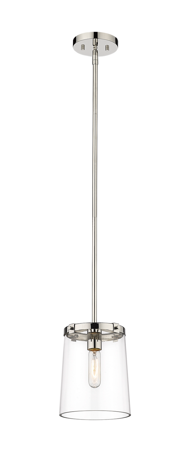One Light Pendant by Z-Lite - Callista Collection, Polished Nickel Finish - 3032MP-PN