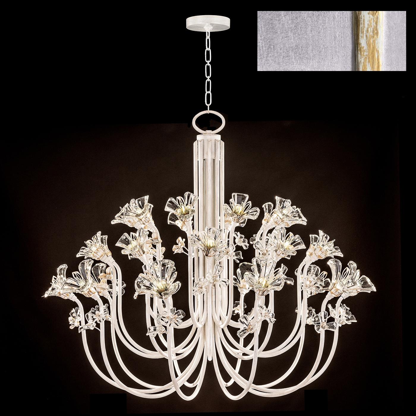 Fine Art Azu LED Chandelier in Silver - 918640-1ST