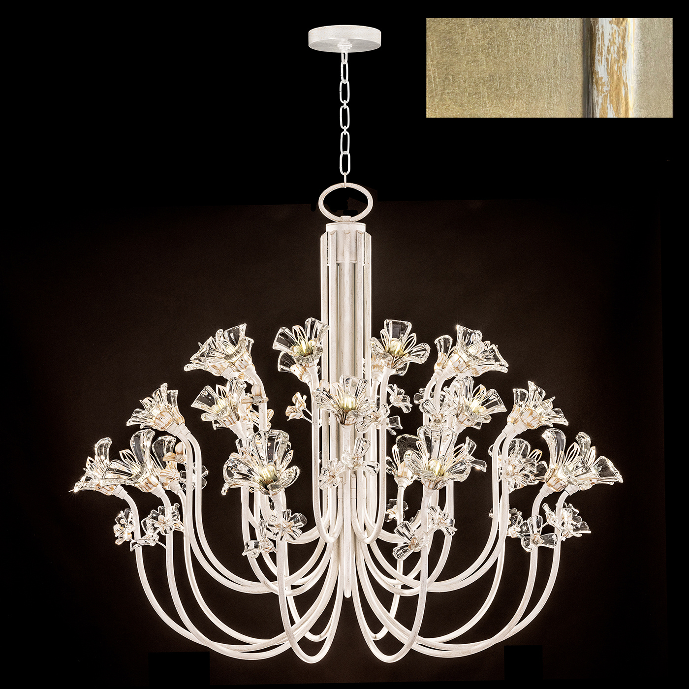 Fine Art Azu LED Chandelier in Gold - 918640-2ST