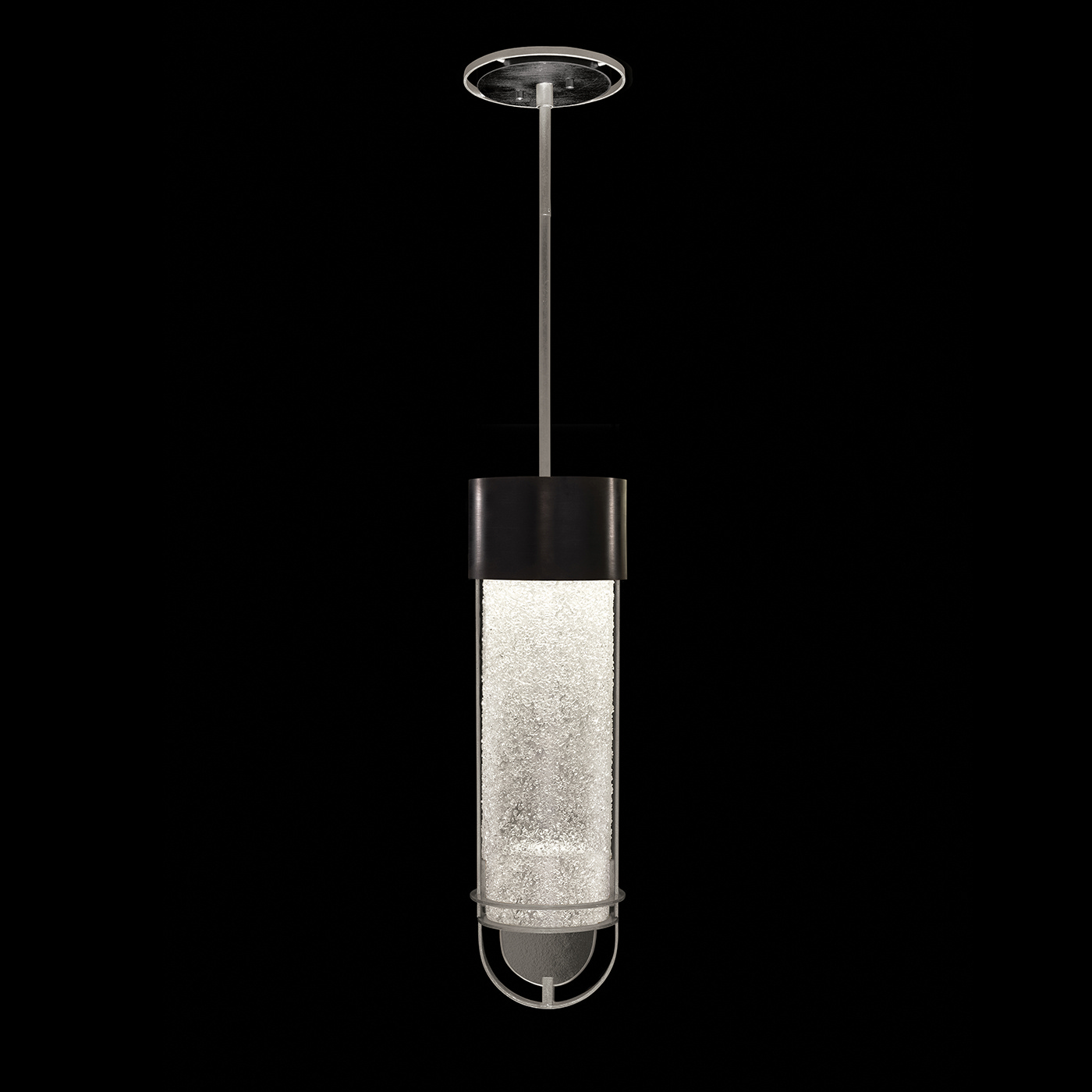 Fine Art Bond LED Pendant in Black/Silver - 926340-11ST