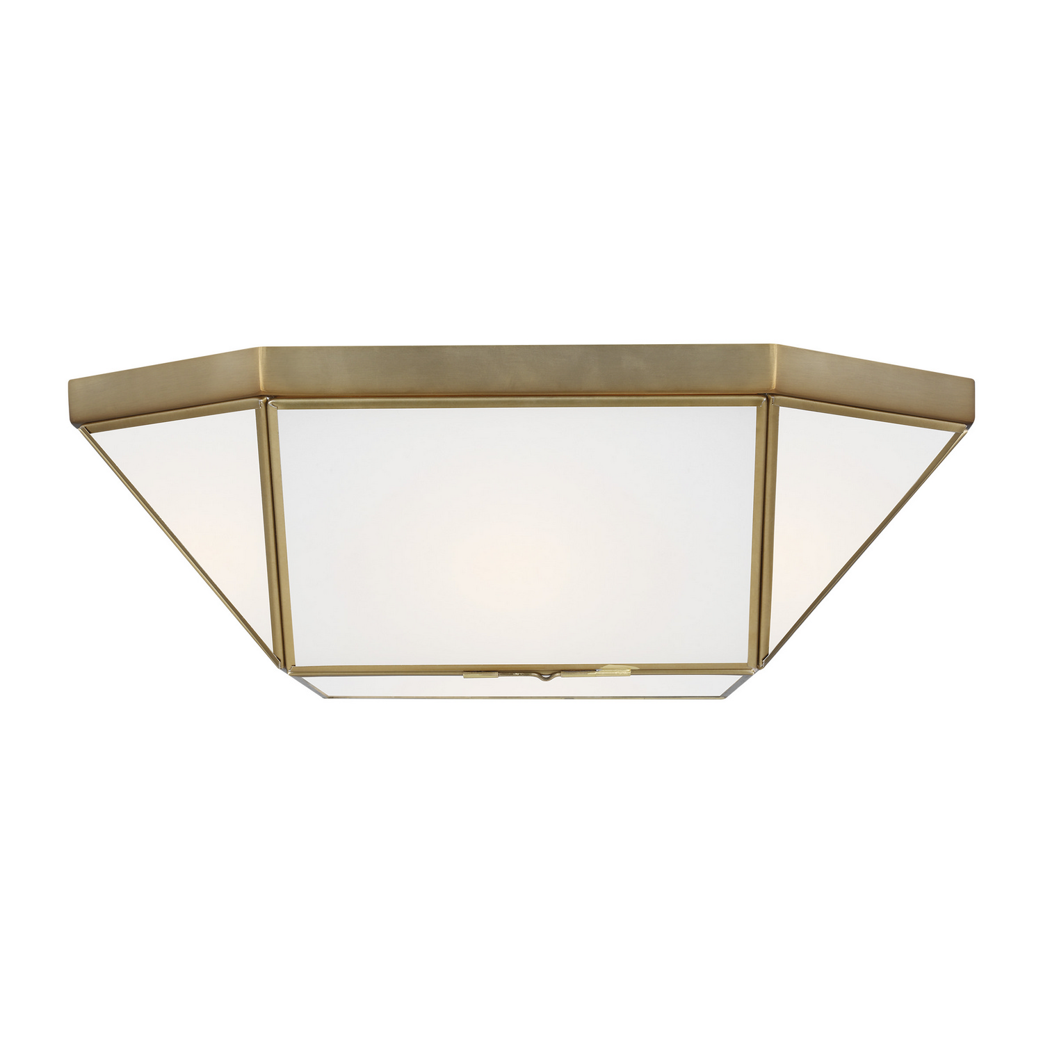 Visual Comfort Studio Morrison Two Light Flush Mount in Satin Brass - 7579452EN3-848