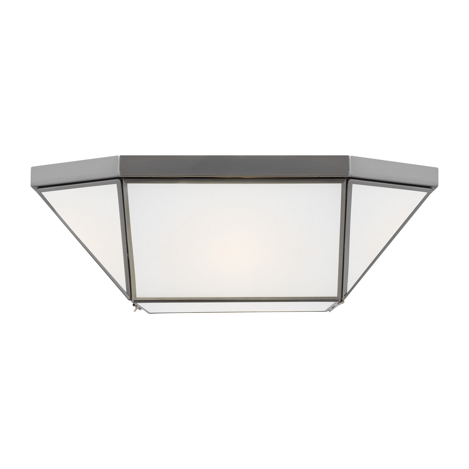 Visual Comfort Studio Morrison Two Light Flush Mount in Antique Brushed Nickel - 7579452EN3-965