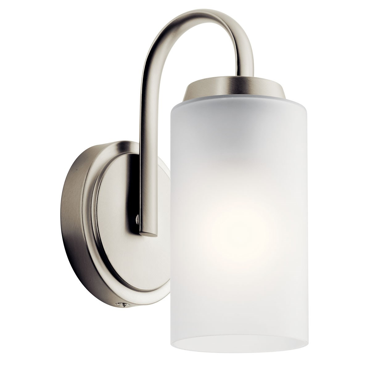 Photos - Chandelier / Lamp Kichler Kennewick 10" Wall Sconce in Brushed Nickel 55085NI