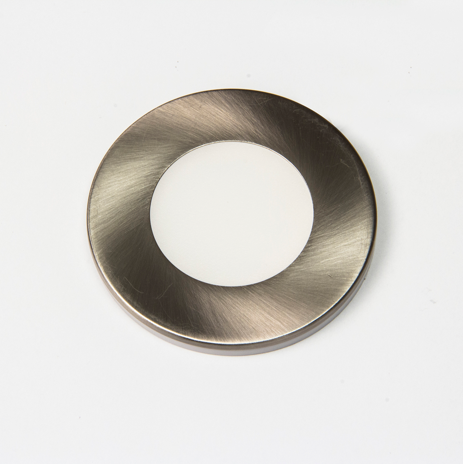 Product image for GML SP-2-27-BNK GM Lighting Surface/Recess Mount LED Slim Puck Brushed Nickel Bulbs Not Included