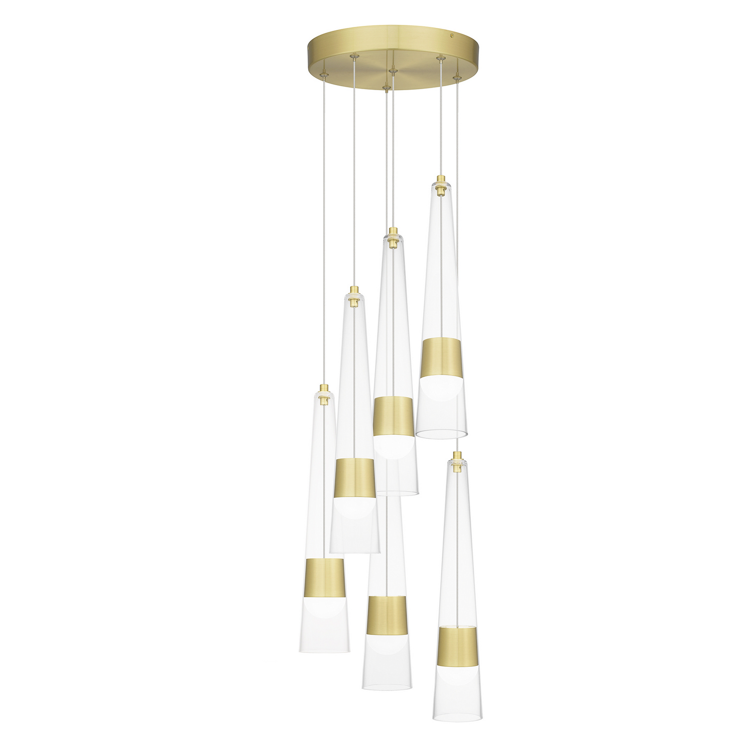 Quoizel Zia Pendant Light in Satin Gold