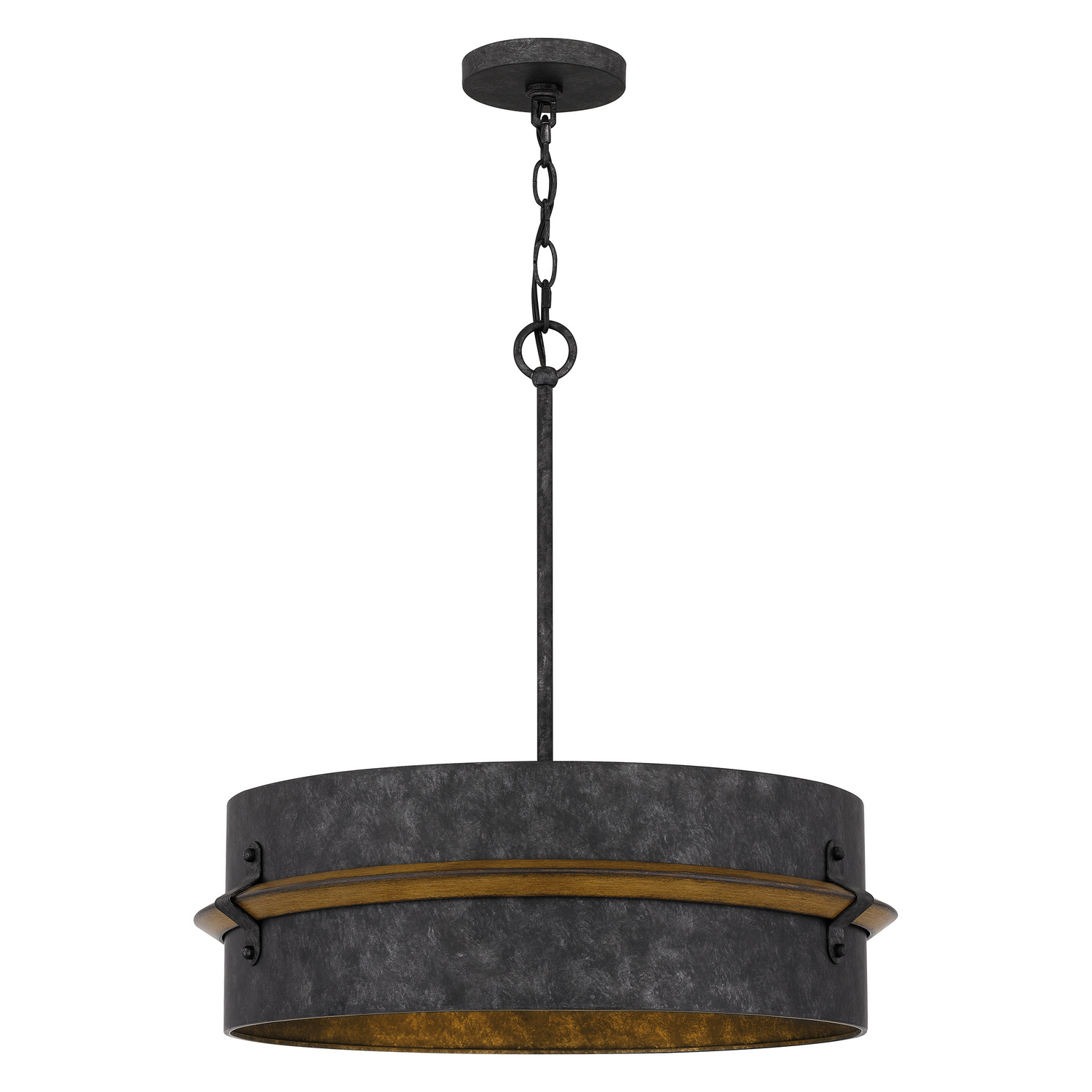 Lariat 3-Light Pendant In Old Black Finish-image