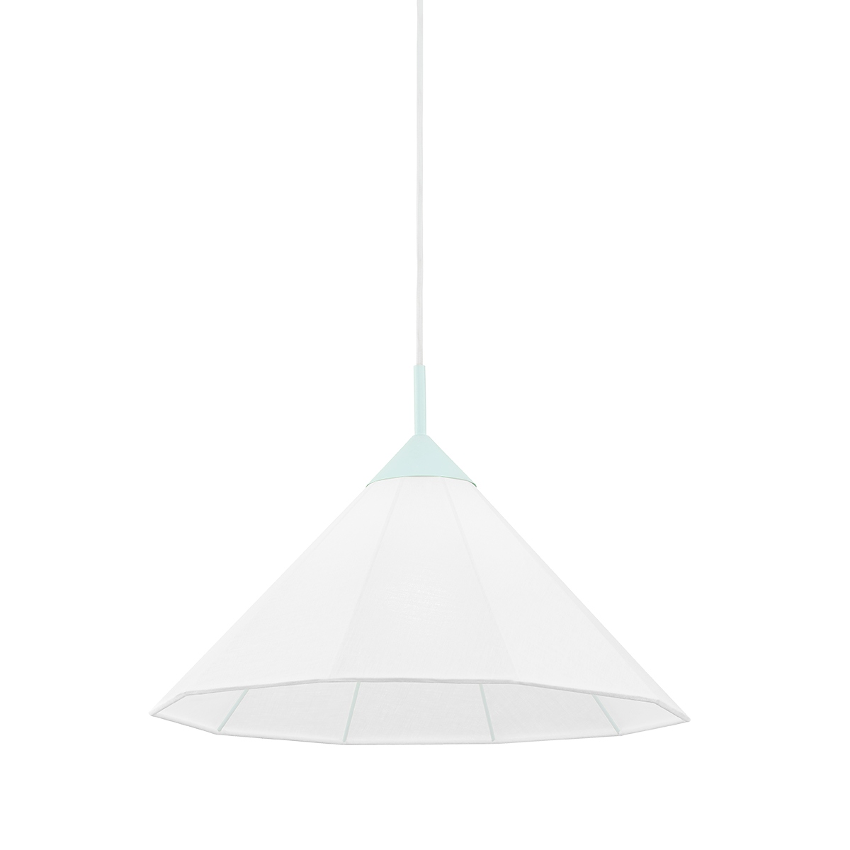 Mitzi H554701S-RB Gloria 1 Light 20 inch Robins Egg Blue Pendant Ceiling Light