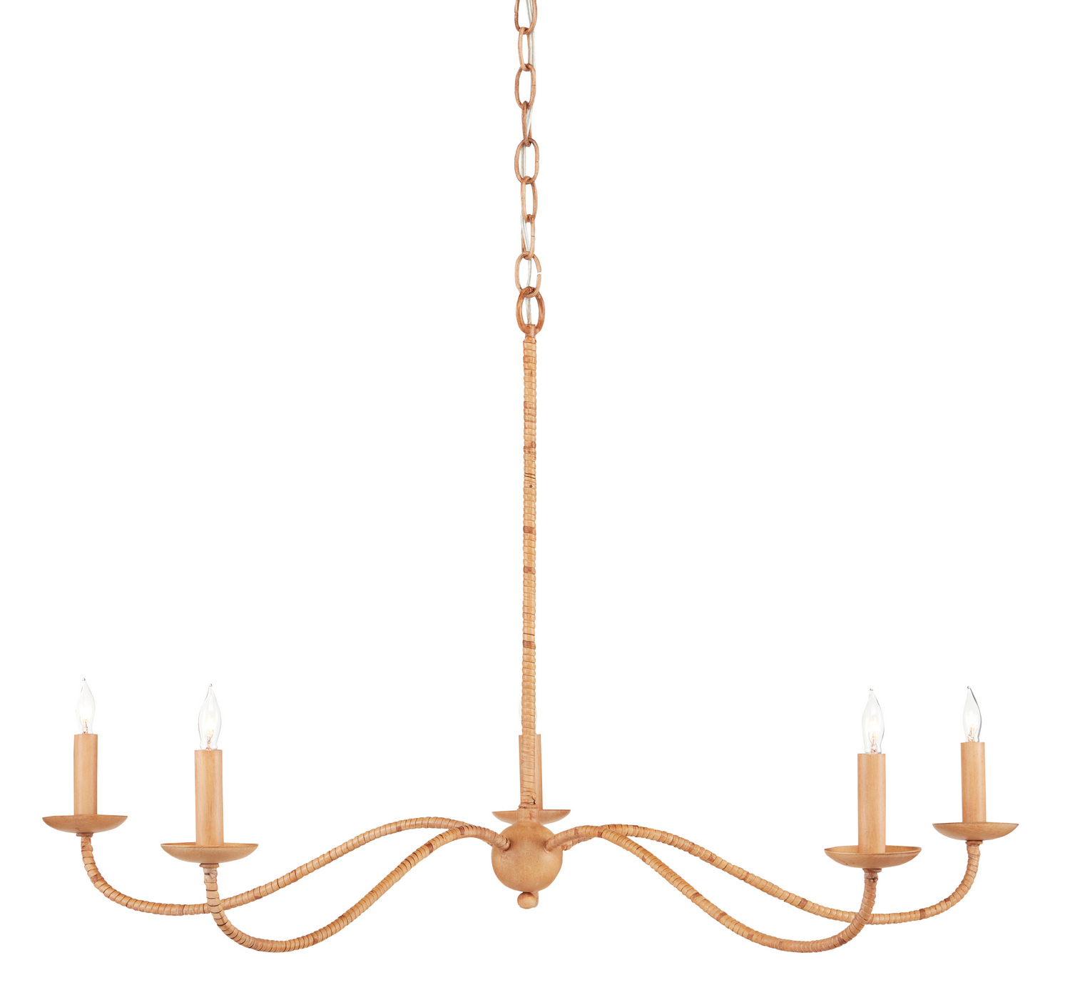 Saxon Rattan 5-Ligh… - image