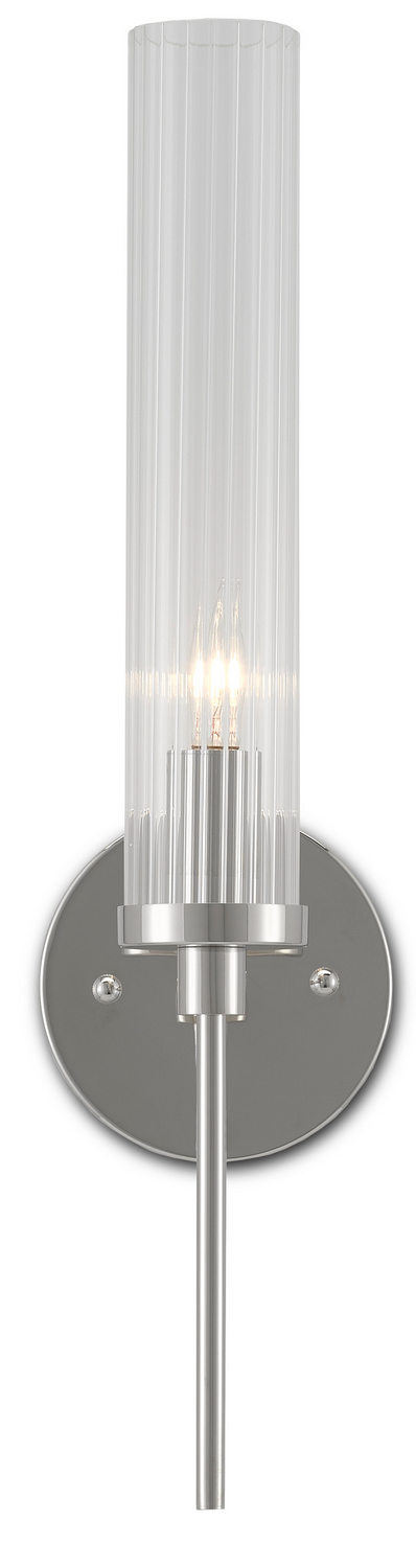 Currey & Company 5800-0005 Bellings 1 Light 4.5 inch Polished Nickel Wall Sconce Wall Light