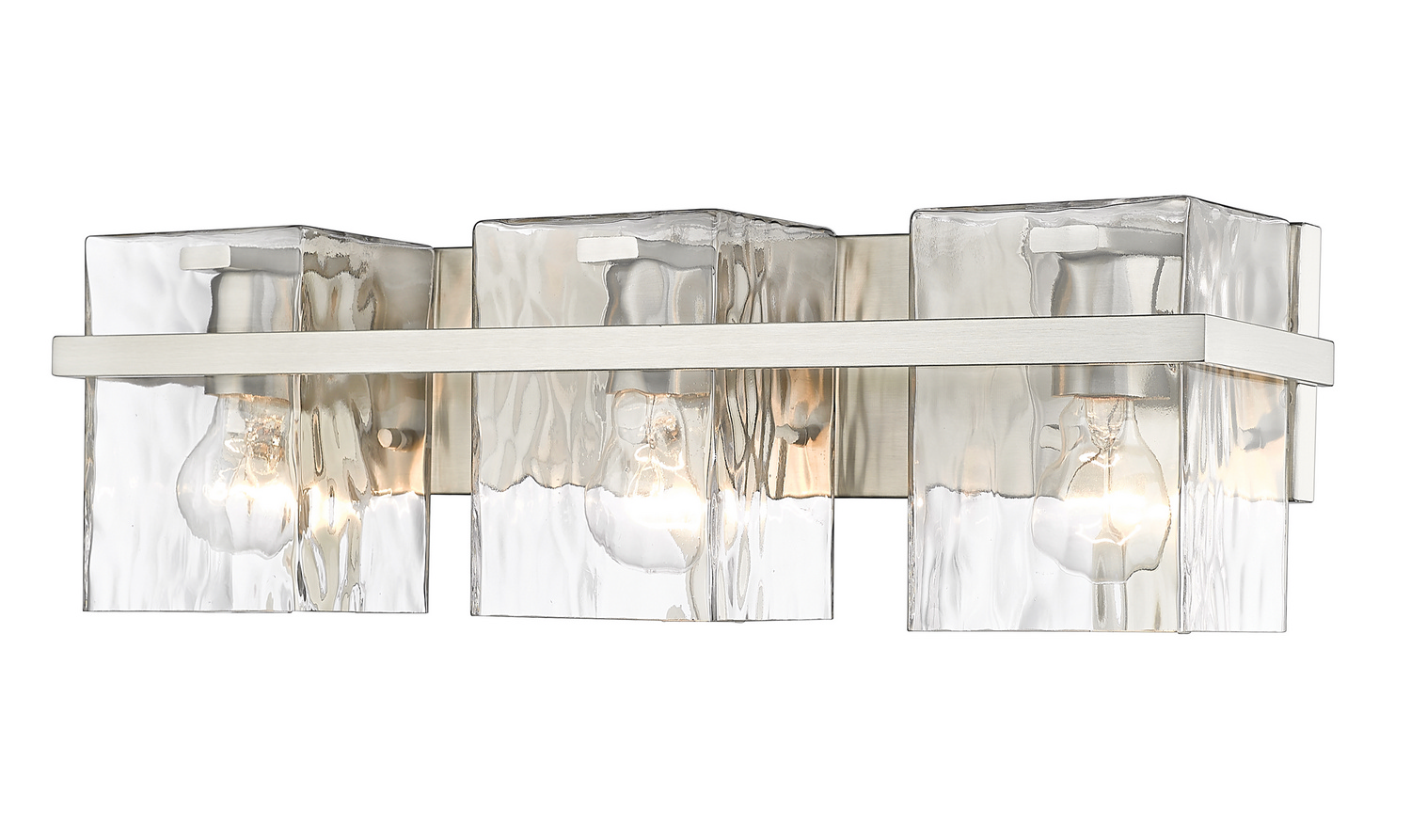 Three Light Vanity by Z-Lite - Bennington Collection, Brushed Nickel Finish - 1938-3V-BN