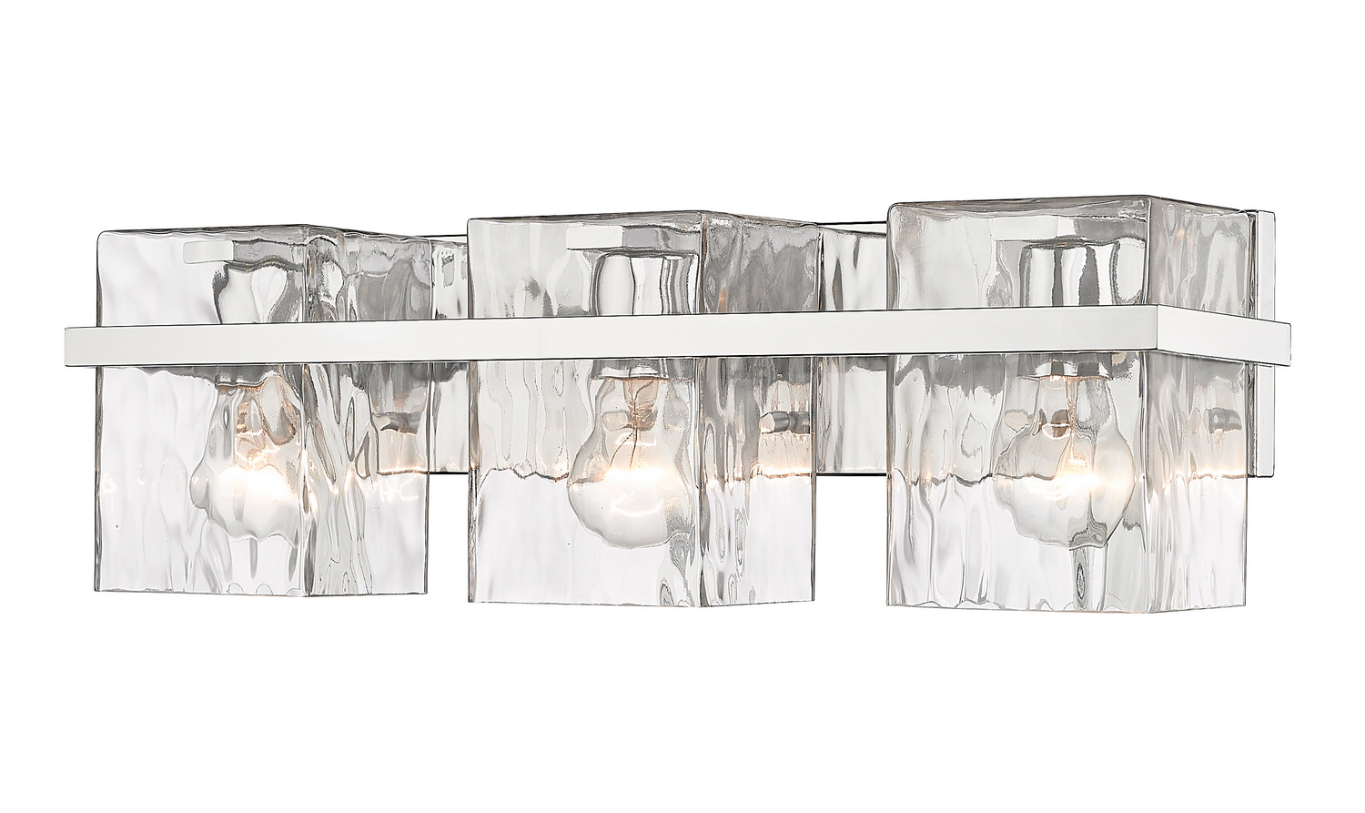 Three Light Vanity by Z-Lite - Bennington Collection, Chrome Finish - 1938-3V-CH