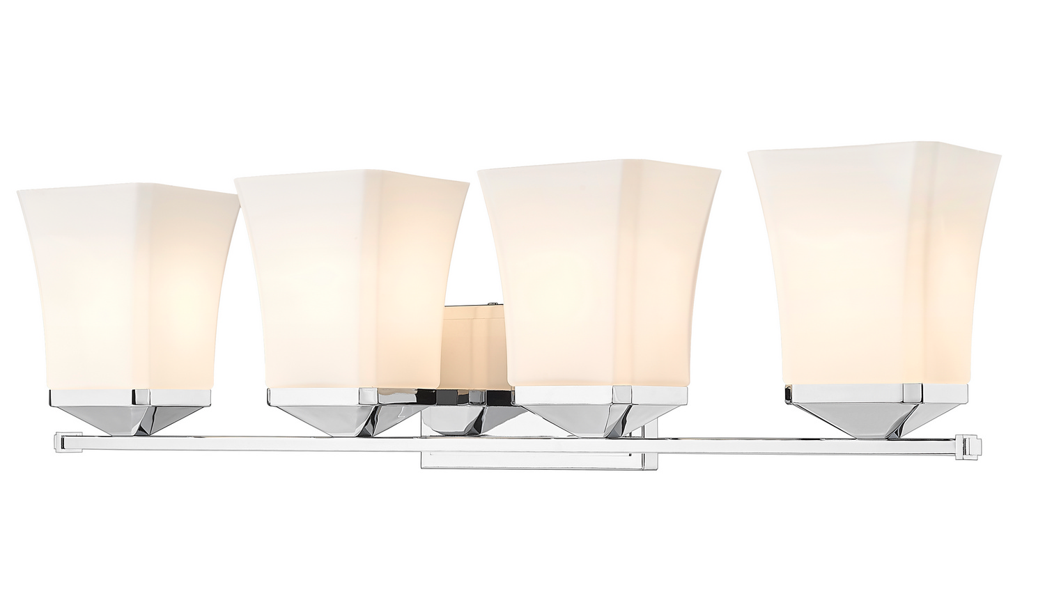Four Light Vanity by Z-Lite - Darcy Collection, Chrome Finish - 1939-4V-CH